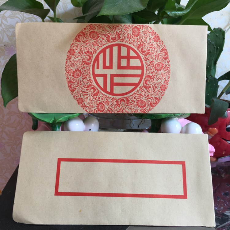 中式5號(hào)信封 復(fù)古書(shū)寫(xiě)紙張 定制牛皮紙LOGO印刷 燙金企業(yè)會(huì)員邀請(qǐng)