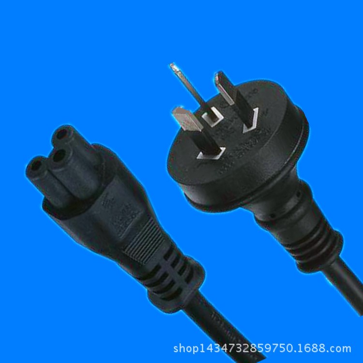 批發(fā)澳大利亞三插 AC延長(zhǎng)線 澳規(guī)電腦電源線國(guó)標(biāo)直插梅花尾電源線