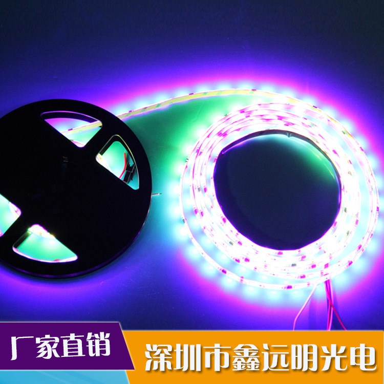 LED背包發(fā)光燈帶 出口箱包帶燈背帶 雙肩背包發(fā)光燈條