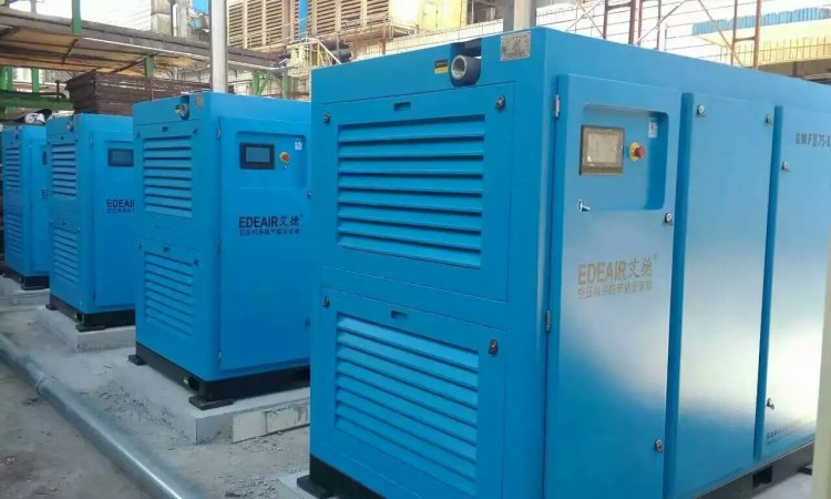 艾德雙級壓縮永磁變頻螺桿空壓機，采用鮑斯機頭，質量