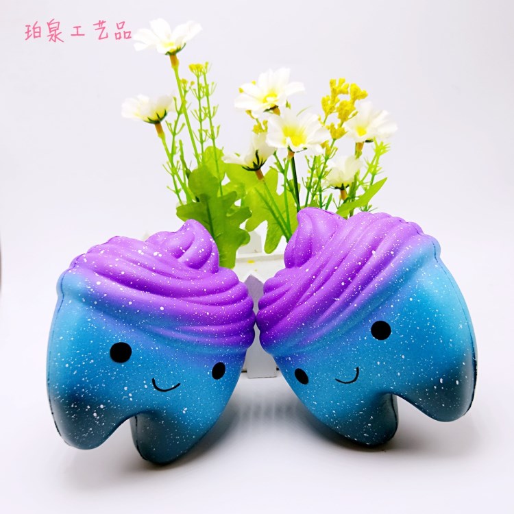 PU慢回彈 星空牙齒熱賣(mài)新款Squishy仿真星空牙齒 減壓玩具廠家現(xiàn)