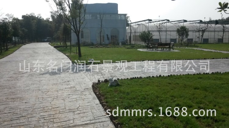承攬混凝土藝術壓花地面施工/壓模地坪材料