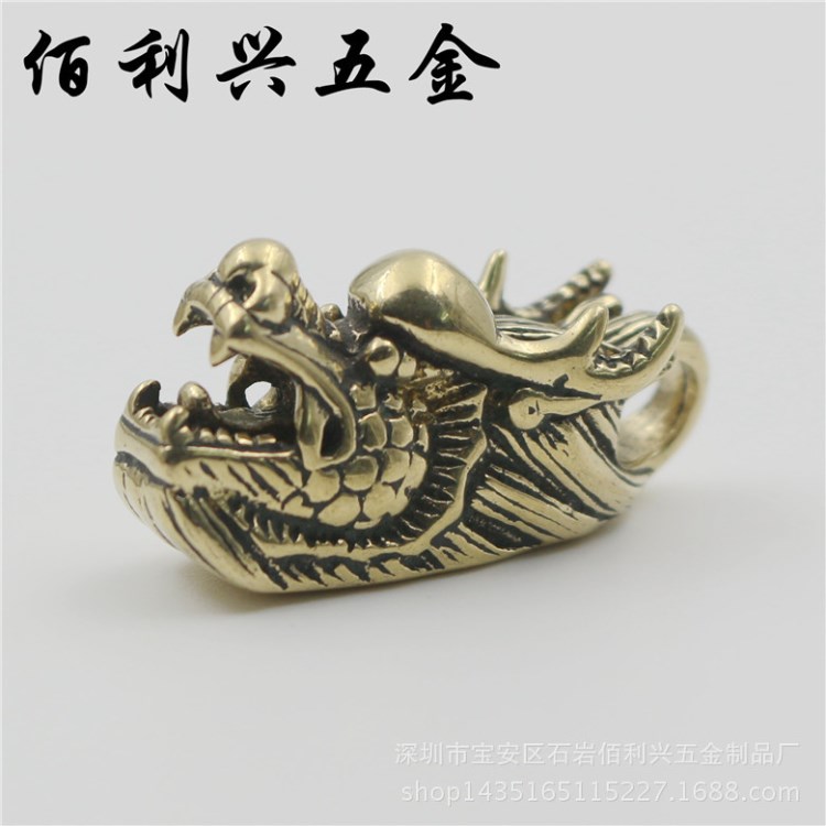 幸運龍頭幸運祥瑞鑰匙扣汽車摩托車鑰匙掛件鑰匙扣掛墜龍抬頭吊墜