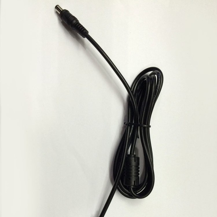 廠家直銷1.2米銅DC插頭電源線 ，20號線5.5*2.5帶卡通用2.1DC頭