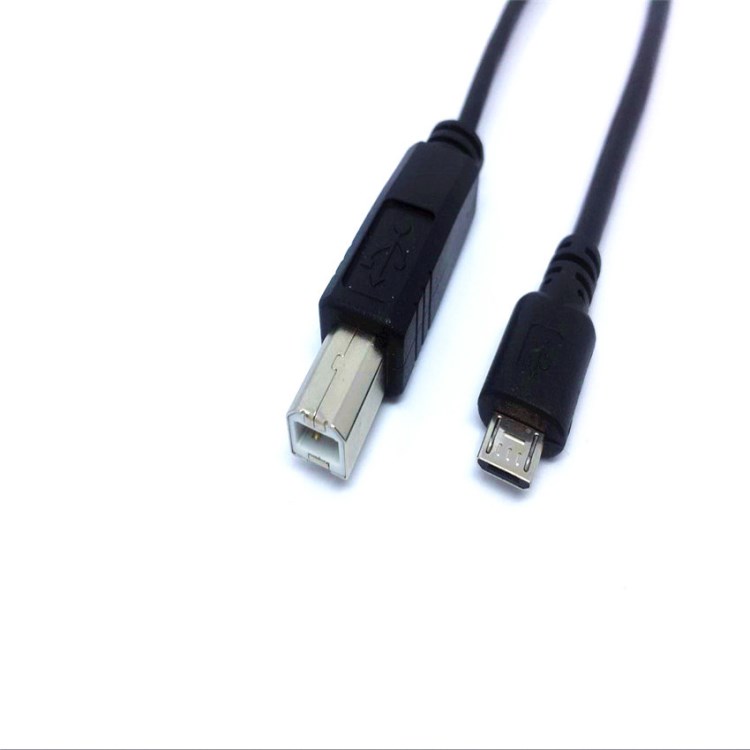 MICRO 5P TO USB BM數(shù)據(jù)傳輸線打印線micro usb轉(zhuǎn)B公方口數(shù)據(jù)線