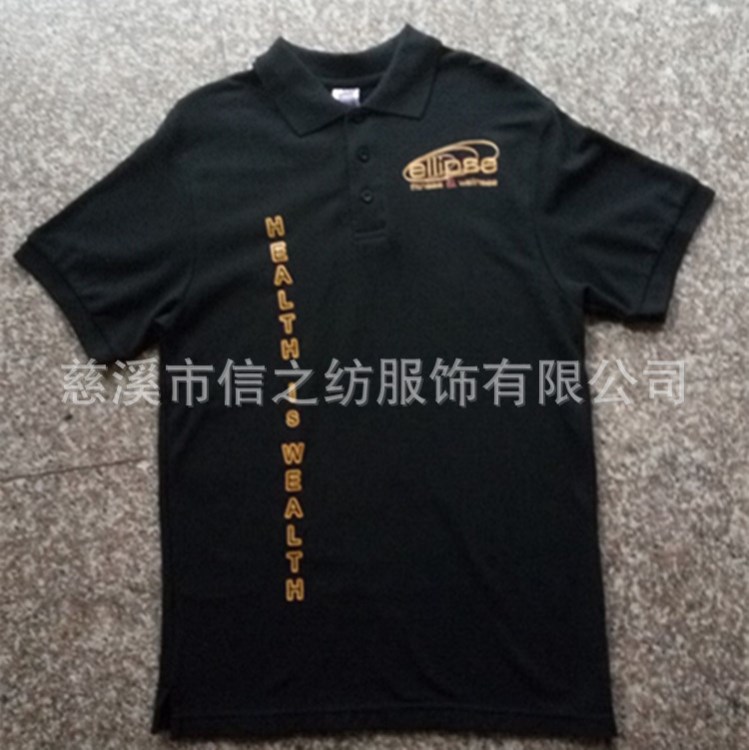 工廠直銷男士外貿(mào)棉POLO燙畫加工短袖翻領(lǐng)保羅衫工作廣告衫定做
