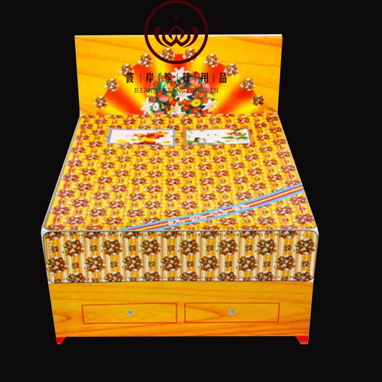 床纸扎纸活祭祀殡葬纸制祭祀用品花圈烧纸厂家直销