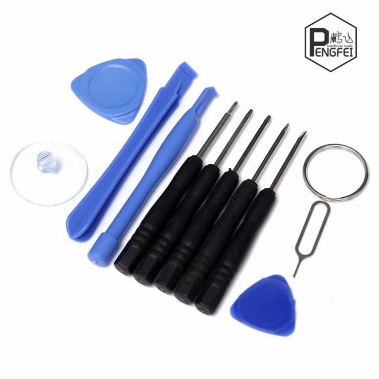 11件套蘋果三星等手機(jī)拆機(jī)維修工具 多功能拆機(jī)套裝 組合拆機(jī)工具