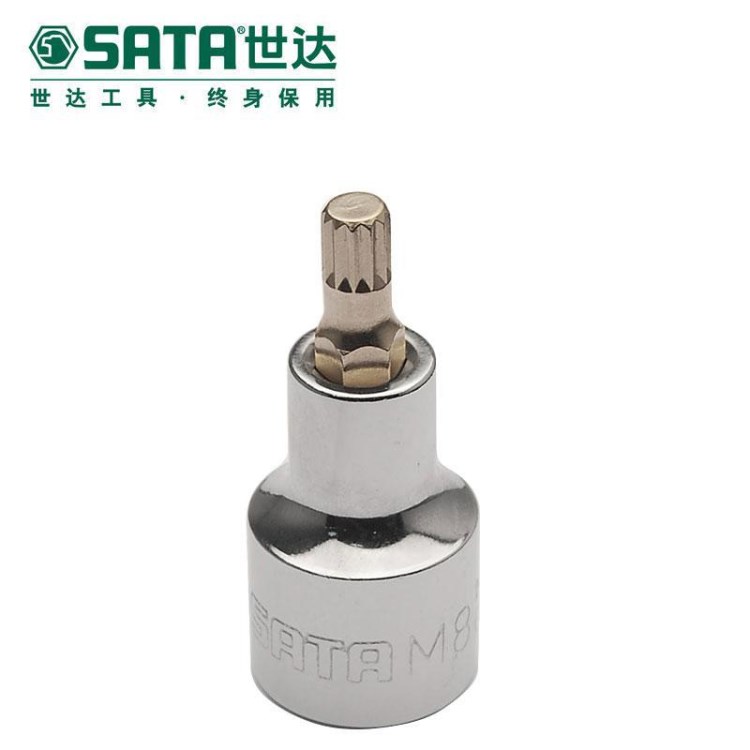世達(dá)工具 1/2&quot;套筒 12.5MM系列50MM長(zhǎng)12角旋具套筒24801 24802