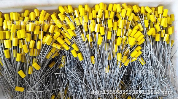 一次性抽緊式鋼絲封條 鉛封 集裝箱 施封鎖 塑料封條 六角封條