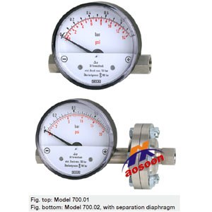 wika威卡700.01 700.02 差壓表  威卡壓差表700.01 700.02