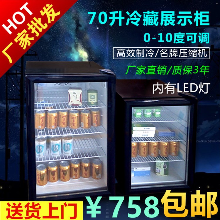 迷你立式冷藏保鮮柜家用單門小冰箱商用茶葉冰柜飲料展示蛋糕藥品