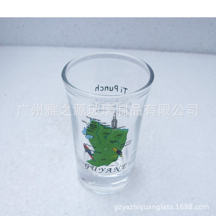 廣告禮品 G112小喇叭玻璃杯 2OZ玻璃小酒杯 寬口玻璃小酒杯