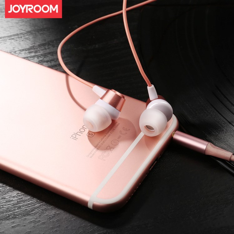 Joyroom/機樂堂 EL113手機通用耳機 重低音線控 金屬耳機 批發