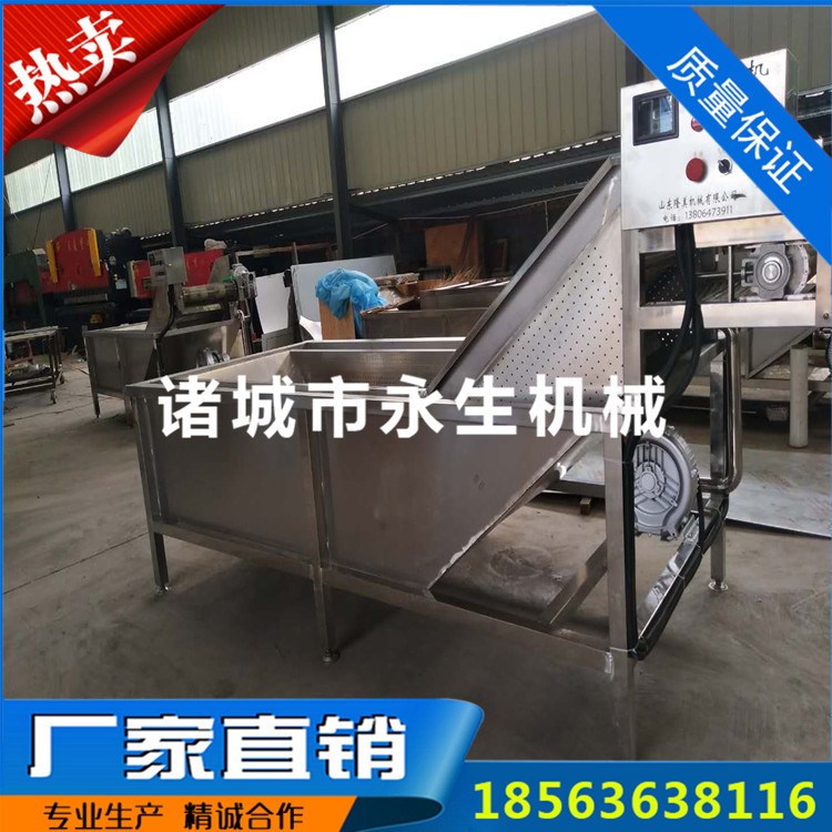 全自動過水式蝦尾渡冰機水霧混合基圍蝦全自動掛冰設(shè)備流水線