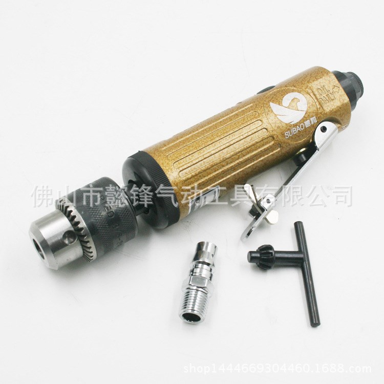 原裝臺灣速豹SB-4121H直式氣鉆3/8正反轉(zhuǎn)調(diào)速高速攪拌鉆孔機(jī)10mm