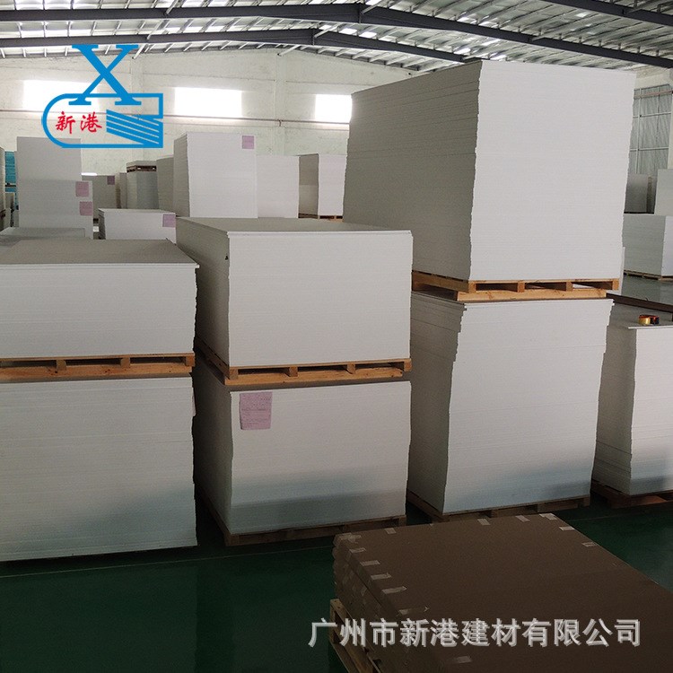 生產批發防潮防蛀 12mm 白色1220*2440 PVC發泡板自由板PVC板材