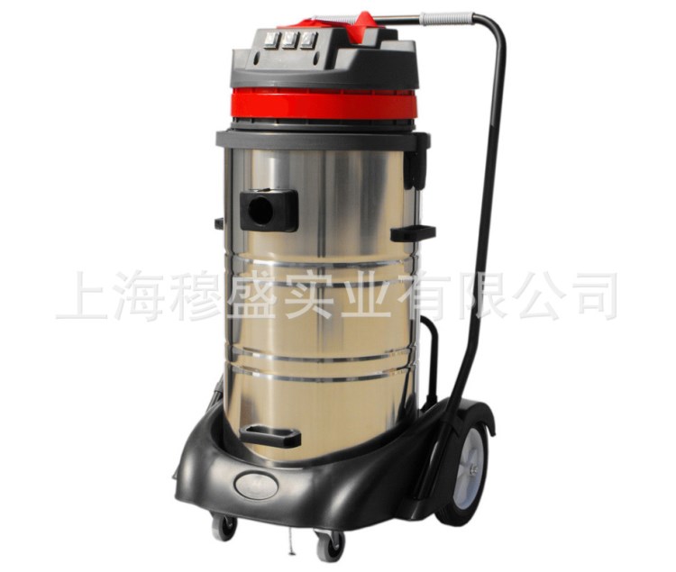 穆盛三電機 大型吸塵器 工業(yè)吸塵器 工業(yè)商用吸塵器干濕兩用80L