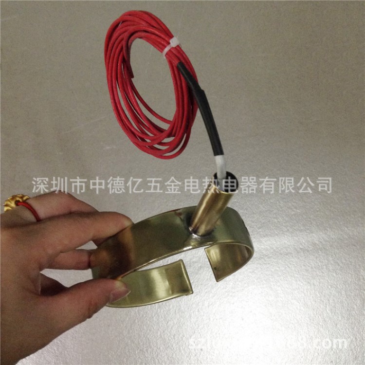 中德億供應黃銅發(fā)熱圈 12v銅加熱圈 節(jié)能發(fā)熱圈 靜音發(fā)熱圈