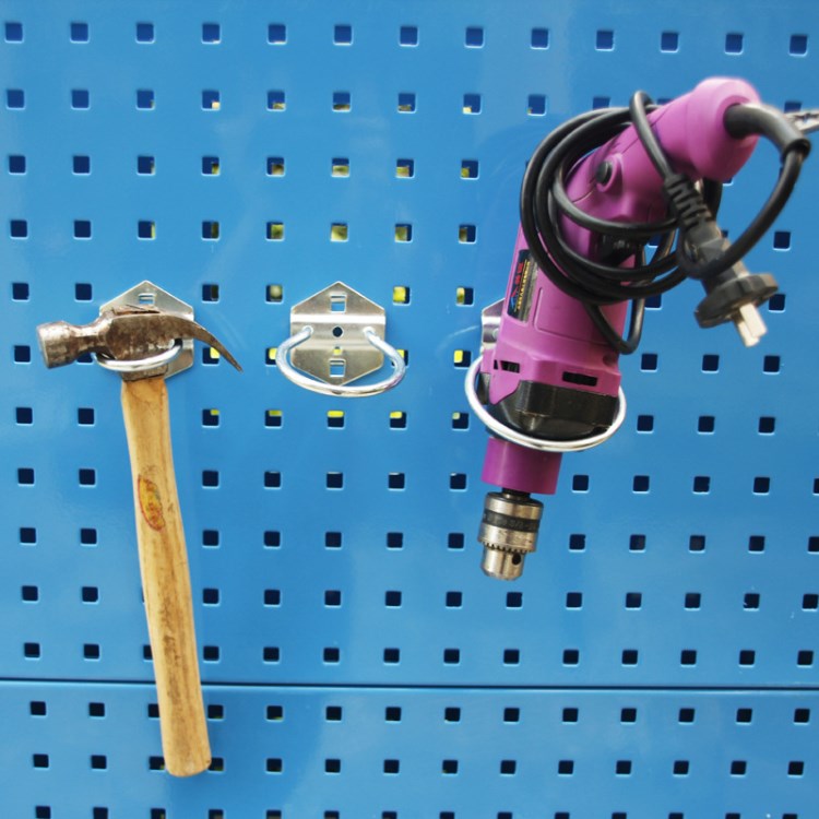 言值 工具掛鉤批發圓形掛鉤方孔掛板掛鉤物料展示工具架五金掛鉤