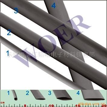 供應灰色0.6-200內(nèi)徑熱縮管 灰色熱縮套管  05-04