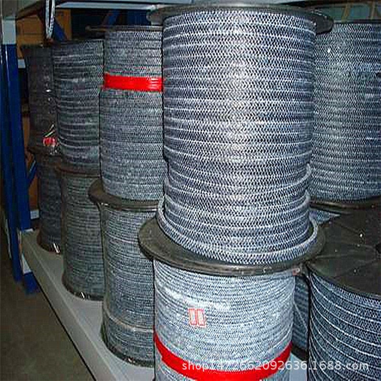 廠家生產各材料碳素浸液盤根 碳素纖維盤根環 混編盤根 石棉盤根