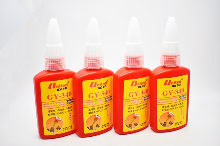 聯(lián)邦厭氧膠 GY-340高強(qiáng)度螺絲膠水通用型固劑定膠 水鉆粘接劑