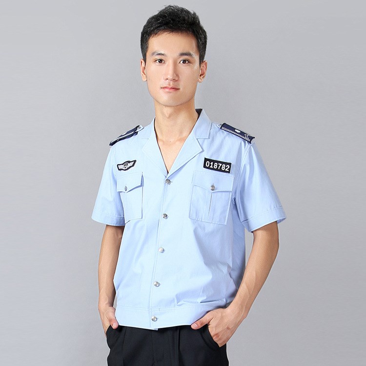 厂家直销 夏季  清爽 透气 舒适  标志服小区保安服酒店安保服