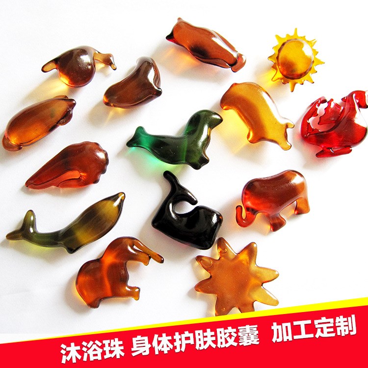 植物精油動(dòng)物造型浴珠 各式沐浴珠 動(dòng)物型浴珠