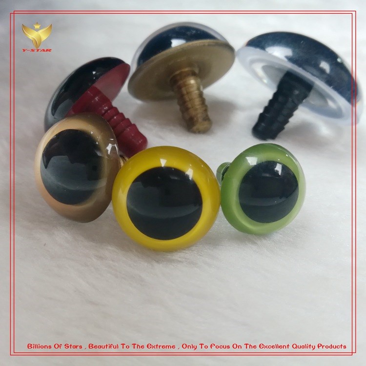 廠家5-60mm水晶眼環保毛絨玩具眼睛配件 可定制 多款顏色