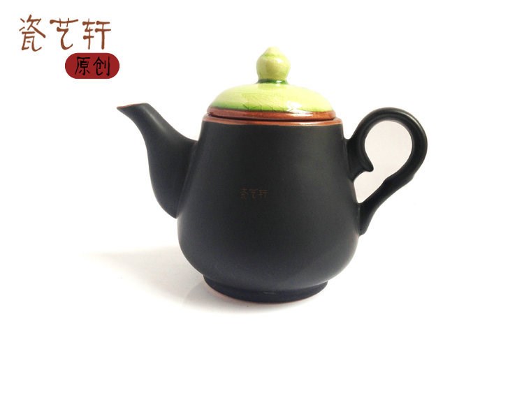 冰裂陶瓷茶壺功夫茶壺瓷壺家用飯店時(shí)尚壺瓷水壺超實(shí)用壺大茶壺