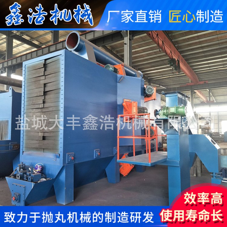鋼結(jié)構(gòu)拋丸機(jī)輥道通過(guò)式拋丸機(jī)鋼板拋丸清理機(jī)鑫浩機(jī)械廠