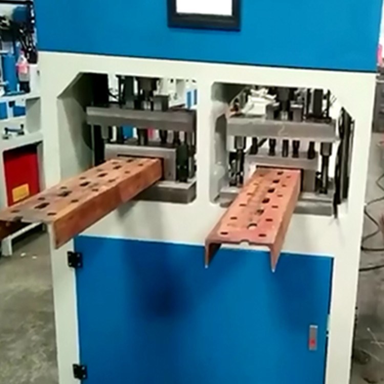 槽鋼打眼機 貨架數控沖眼 防盜窗數控自動沖孔 工字鋼沖孔機