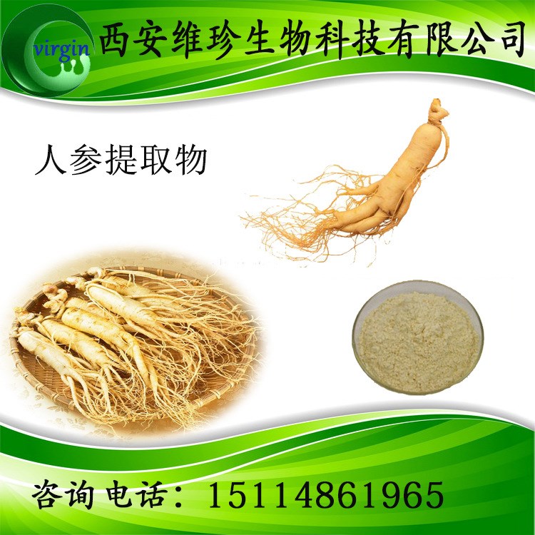 維珍廠家供應(yīng)人參提取物 人參皂甙10%-20%天然植物提取
