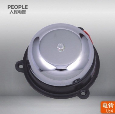 人民電器廠家直銷UC4-100mm系列精品鑄鐵內(nèi)擊式電鈴4寸127V