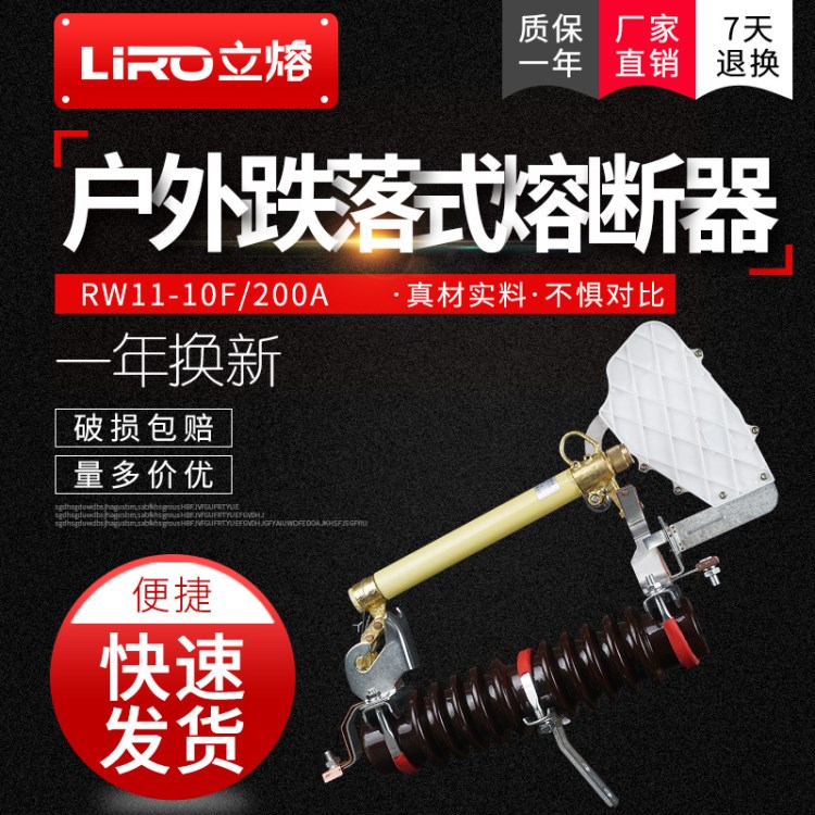 廠家直銷 戶外高壓熔斷器 RW11-10F/200A 防風(fēng)型跌落式熔斷器