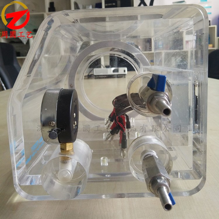 亞克力小型密閉實驗操作箱 有機(jī)玻璃惰性氣體真空手套箱