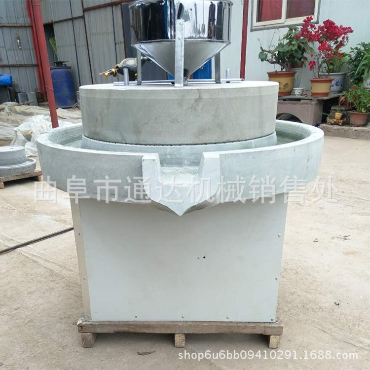 黑龍江 商用油坊多功能豆漿石磨機 磨坊用石磨 通達小型香油磨