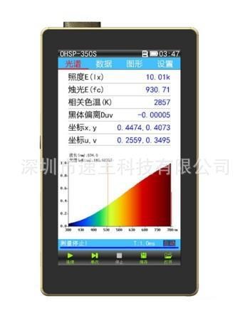 OHSP350S光譜照度分析儀 便攜式光照分析儀