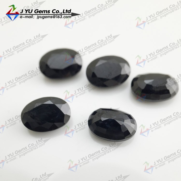 天然泰國(guó)黑藍(lán)寶 寶石 Black Gemstone 戒面定制 裸石配件廠家