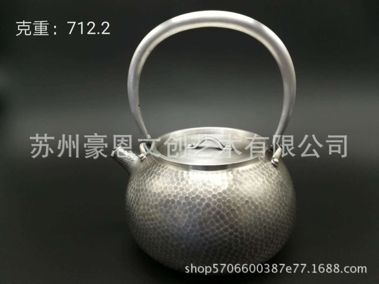 银茶具 高端银壶 银烧水壶 高端银器生产厂家