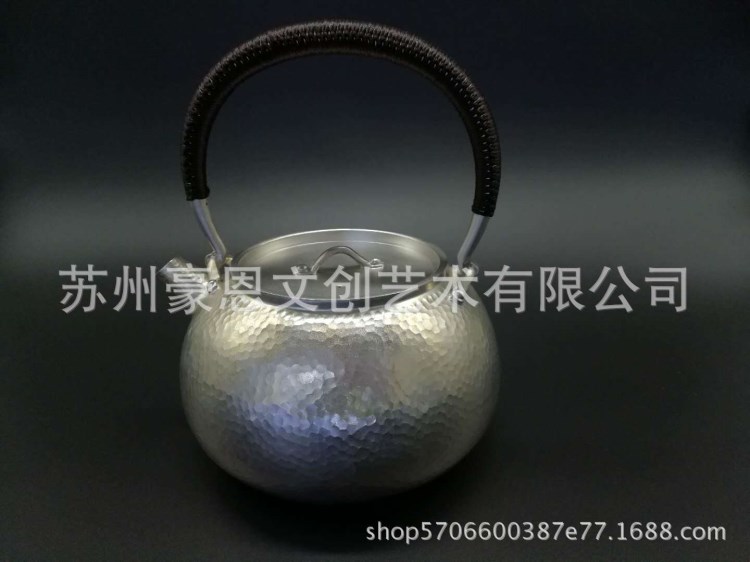 手工银壶 银茶具 高端银器定制 银器生产厂家 批发定制