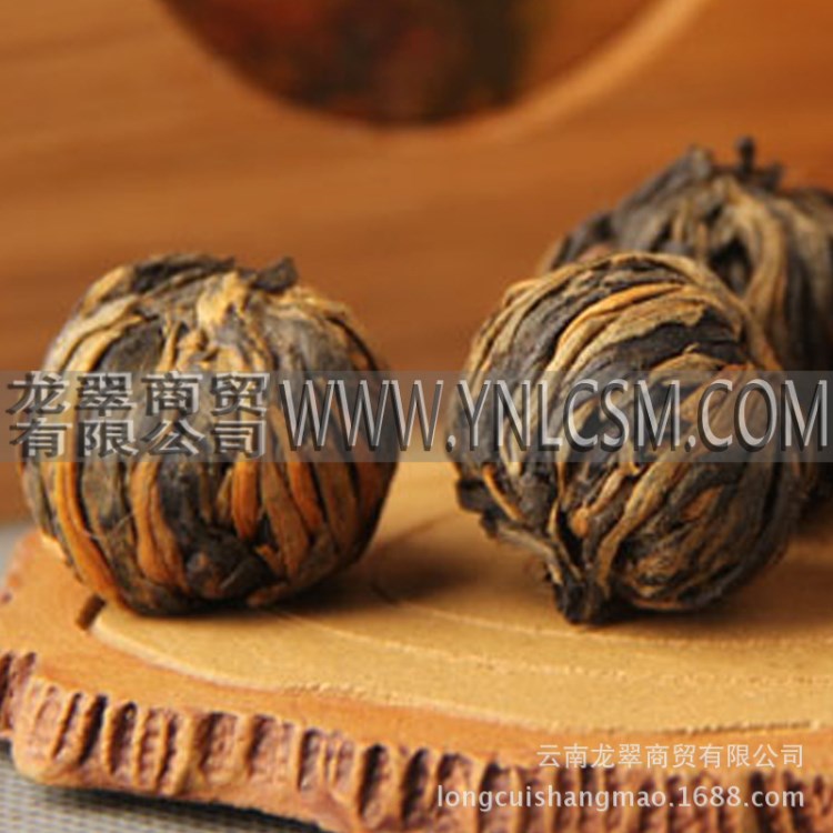 2018新茶 春茶 滇紅金繡球 特級手工紅茶大龍珠云南鳳慶蜜香金芽