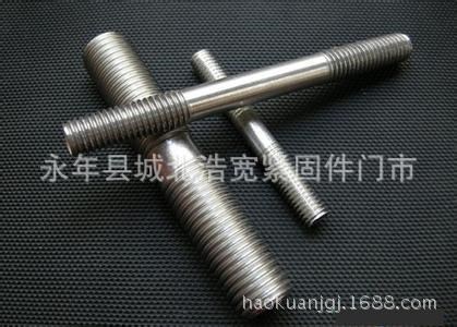 浩寬供應(yīng)高強(qiáng)冷鐓縮梗梯型雙頭螺栓 不繡鋼螺桿 汽車螺絲生產(chǎn)廠家