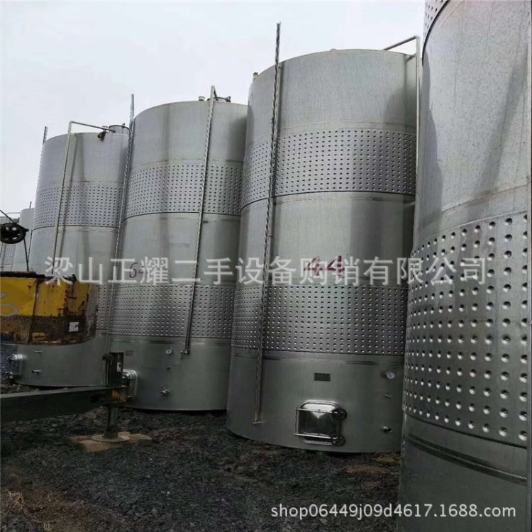 二手304材質30噸立式不銹鋼儲罐 二手不銹鋼熱水儲罐二手儲罐