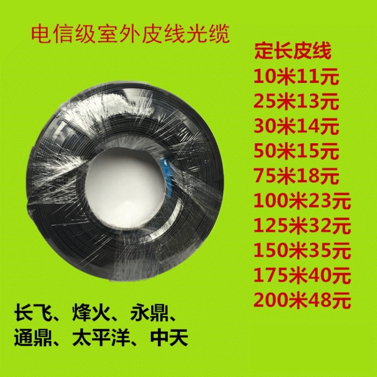 電信級光纖跳線30米50米100米200米300米SC成品皮線光纖光纜跳線