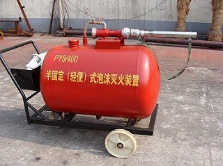 廠家江蘇移動式泡沫滅火車 PY8/500半固定式泡沫滅火裝置