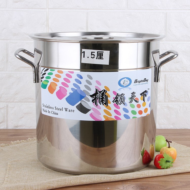 廠家直銷不銹鋼湯桶 桶領(lǐng)天下特厚無磁多用桶 仿復(fù)底商用大湯鍋