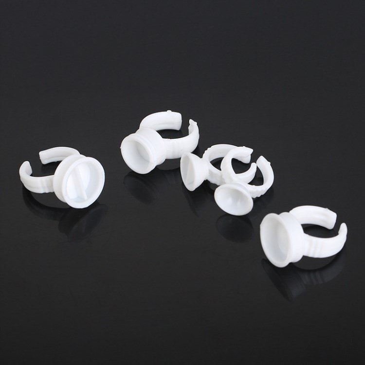 紋繡工具紋繡色料戒指杯  嫁接假睫毛膠水托盤 紋眉紋唇色料杯