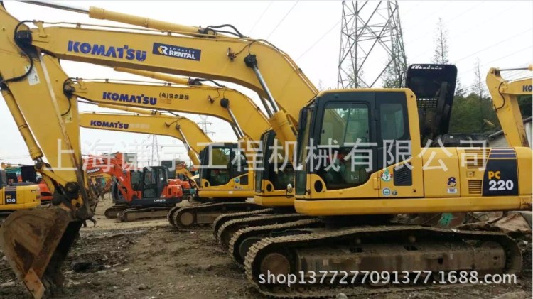 六盤水二手挖掘機市場 小松220-8鉤機 斗山現代225-7挖土機包郵
